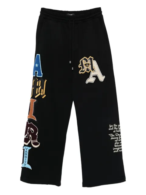 AMIRI applique track pants Black AMBMPA1020