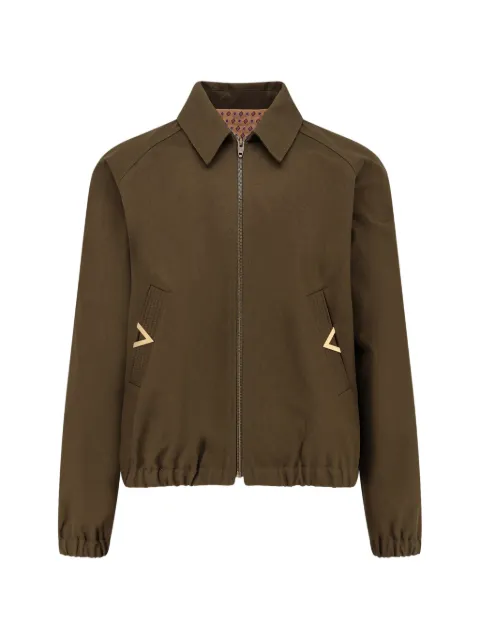 Valentino Garavani zip-fastening bomber jacket Green VCIP79AWK