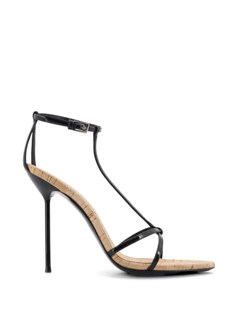 Paris Texas Lidia leather sandals Black PX1941XVNCKCORKBLACK