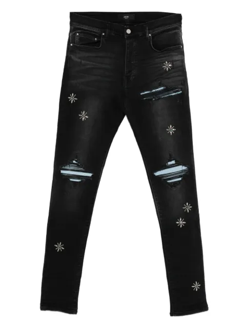 AMIRI embellished jeans Black AMBMJE1002