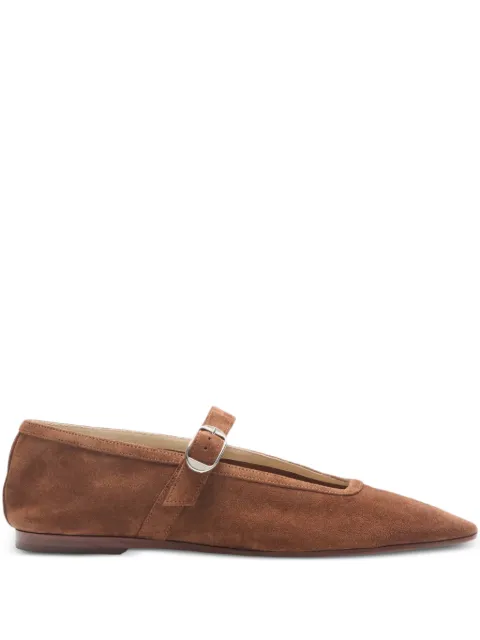 Le Monde Beryl almond-toe buckle ballet flats Brown BMJSUECOG