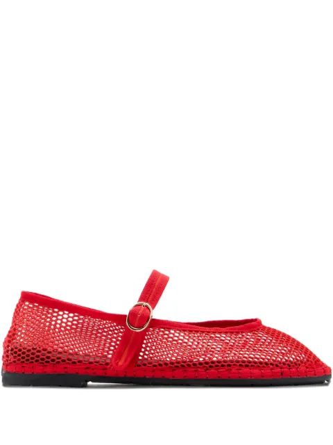 FLABELUS Isabella mesh strap espadrilles White ISABELLA