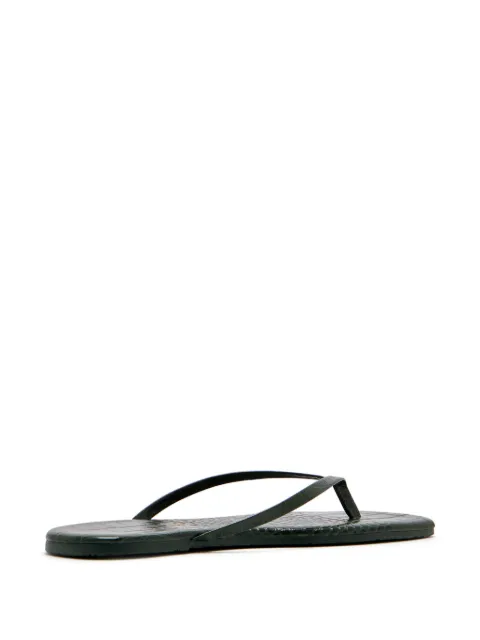 Tkees Lily crocodile flip-flops Green SQLIL
