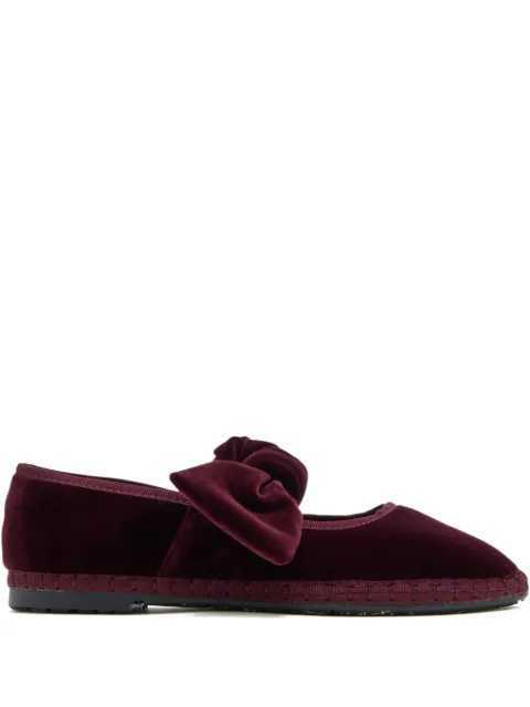 FLABELUS Lyra bow espadrilles Purple LYRA