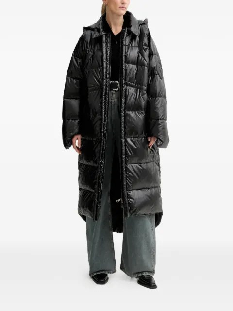 MMC STUDIO hooded oversized puffer jacket Black RODACOAT