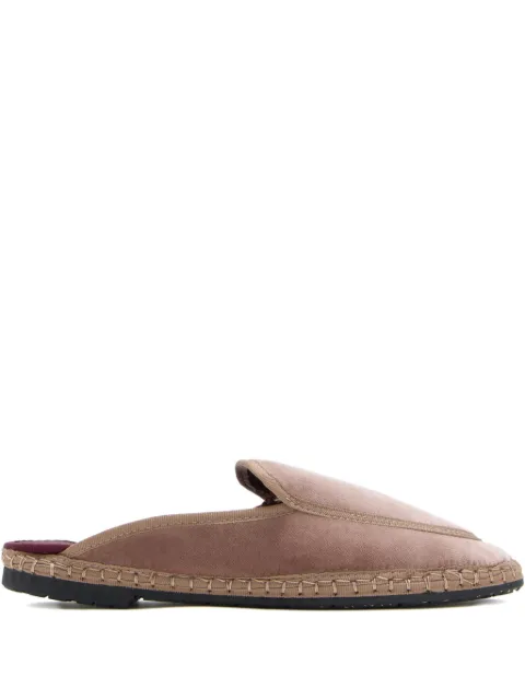 FLABELUS Bruna piped mules Brown BRUNA