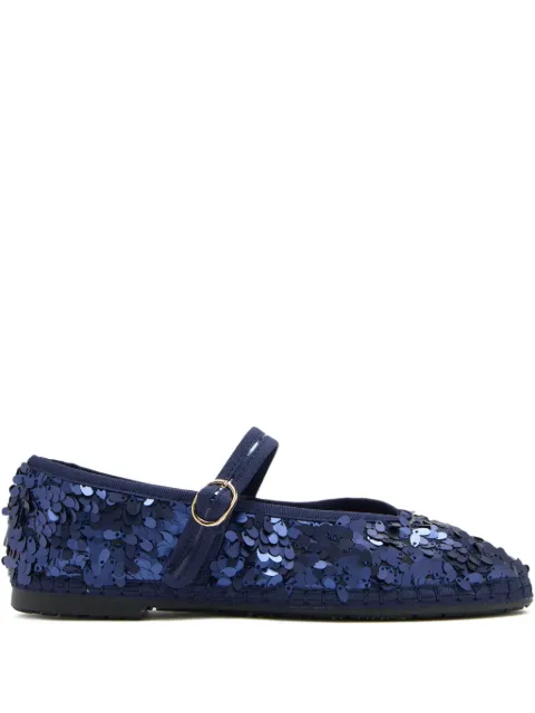 FLABELUS Pierre sequins buckle espadrilles Blue PIERRESEQUINS