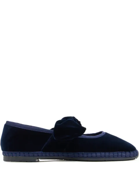 FLABELUS Lyra bow lyra espadrilles Blue LYRA