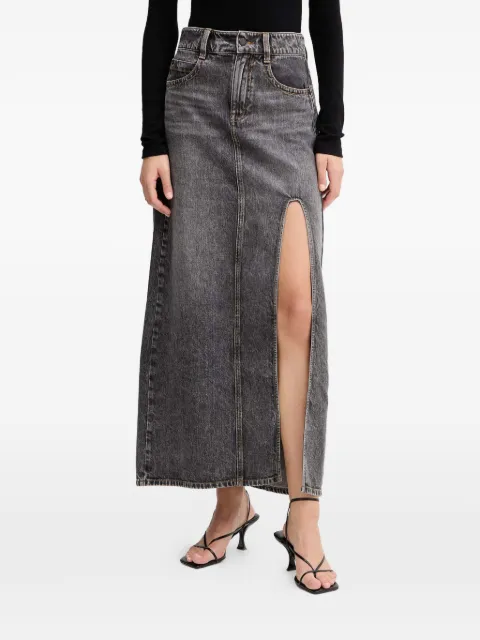 Miss Sixty split midi skirt Grey 6S3KJ40600