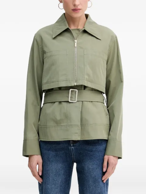 Sisley belted jacket Green 2T7GLN05Y