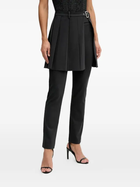 Sisley panel-detail trousers Black 483QLF07Y