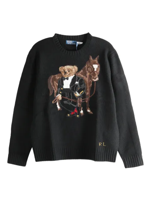 Polo Ralph Lauren Polo Bear crew-neck sweater Black 710P08085001