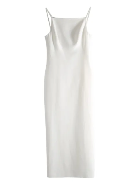 Givenchy Sliced square-neck maxi dress Neutrals BW22SZ164K