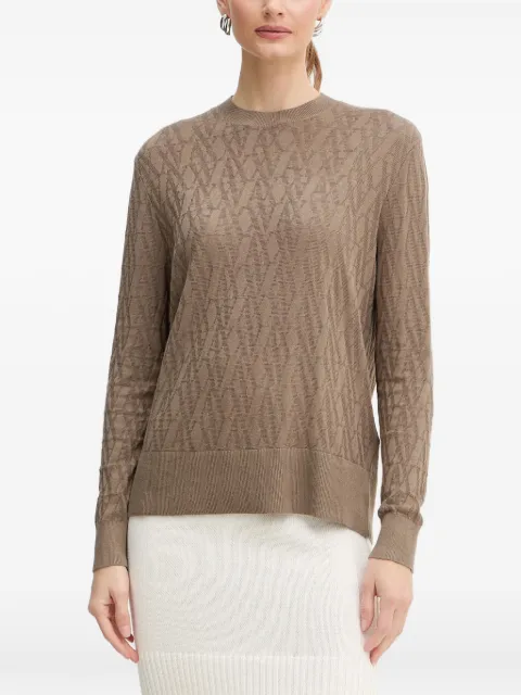 Armani Exchange jacquard sweater Brown XW001317AF16619