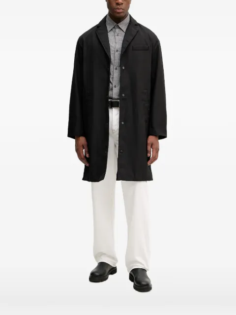Armani Exchange button-fastening coat Black XM001096AF16672