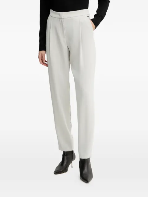 Armani Exchange logo-plaque trousers Neutrals XW001269AF16151