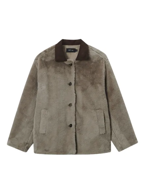 tout a coup button faux jacket Neutrals M128AW5