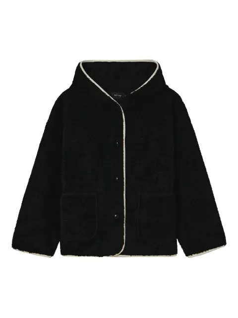 tout a coup hooded pocket jacket Black M129AW5