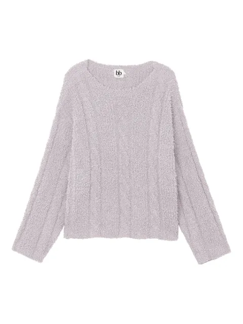 b+ab long-sleeve sweater Purple 5W361AS