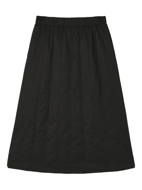 b+ab quilted midi skirt Black 5W187AS