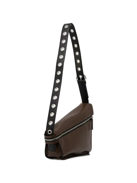 Sisley asymmetric cross body bag Brown 6QGUWY064