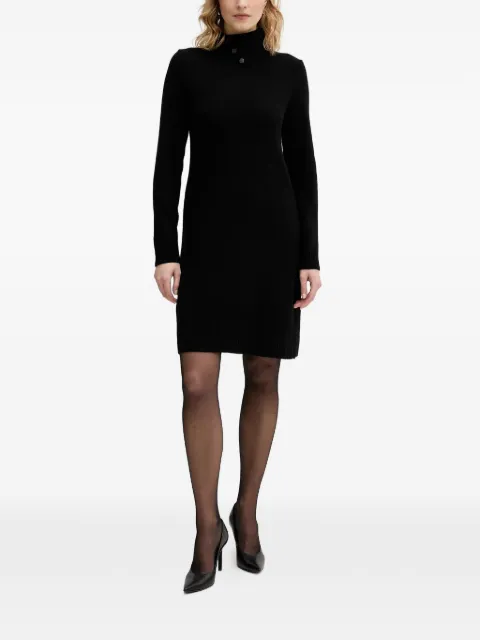 Benetton turtleneck midi dress Black 1444DV02F