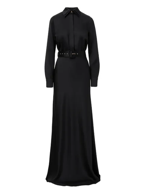 IL VOLO Kate belted maxi dress Black KATEDRESS