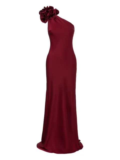 IL VOLO Aster flower-embellishment maxi dress Red ASTERDRESS