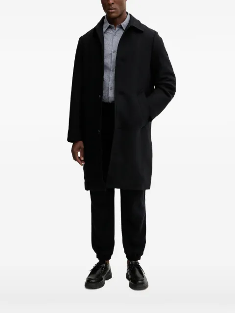 Armani Exchange buttoned coat Black XM001121AF18943