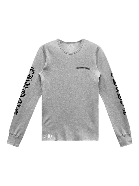 Chrome Hearts scroll design T-shirt Grey CHRM0522
