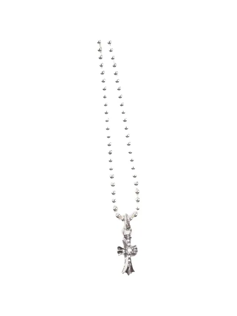 Chrome Hearts Baby Fat pendant diamond necklace Silver CHRM0521