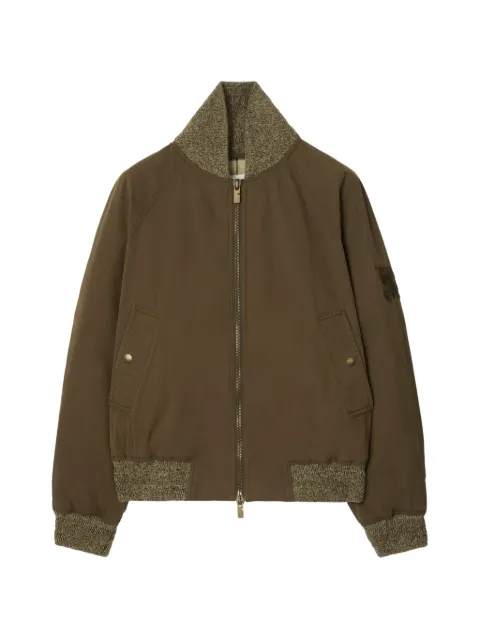 Burberry logo-detail bomber jacket Green 8113712