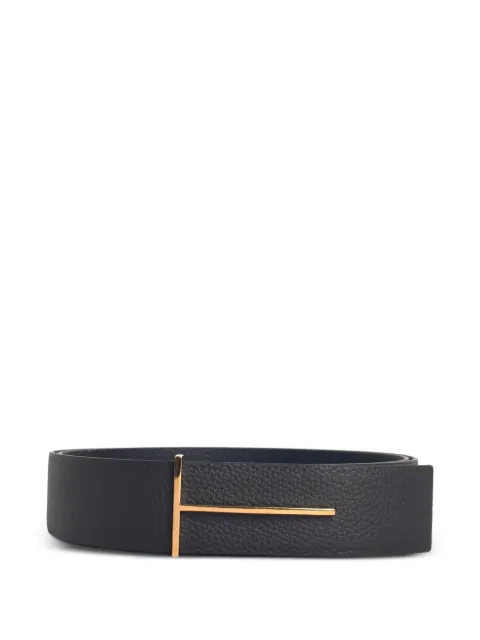 TOM FORD textured reversible belt Brown TB331LCL236GENB