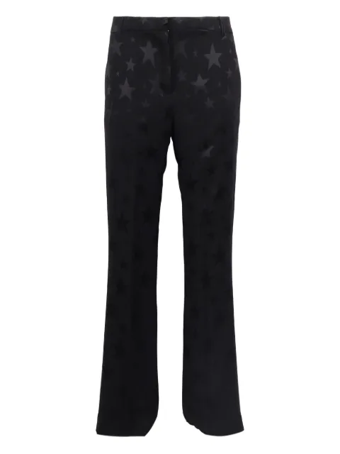 Shirtaporter star-print trousers Black TR3796