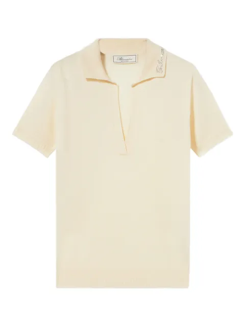 Blumarine polo-collar sweater Neutrals P622M669AN0218