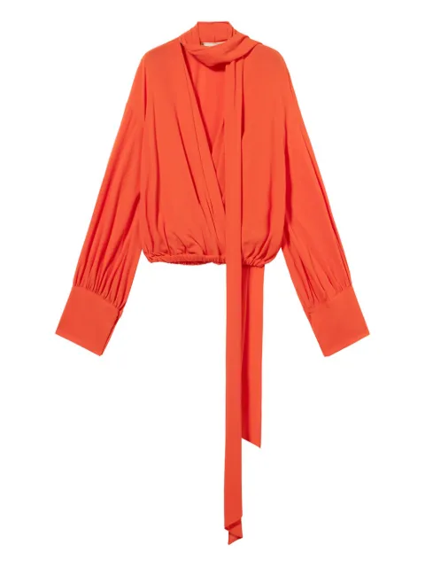 Blumarine scarf-detail blouse Orange 2C446A