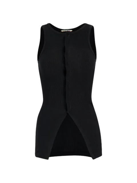 Auralee button-up tank top Black A26ST05OT