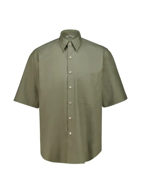 Auralee cotton shirt Green A26SS03TN