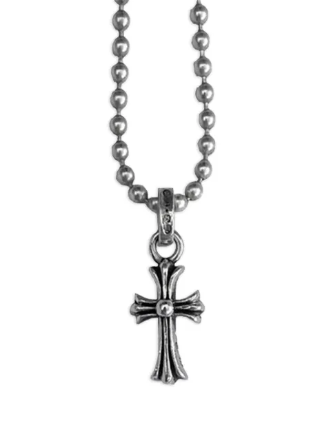 Chrome Hearts cross ball-chain pendant Silver CHRM0517