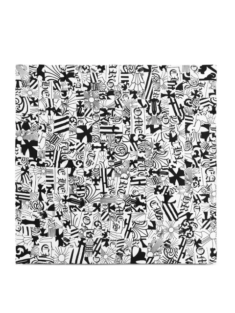 Chrome Hearts multi-element scarf White CHRM0514
