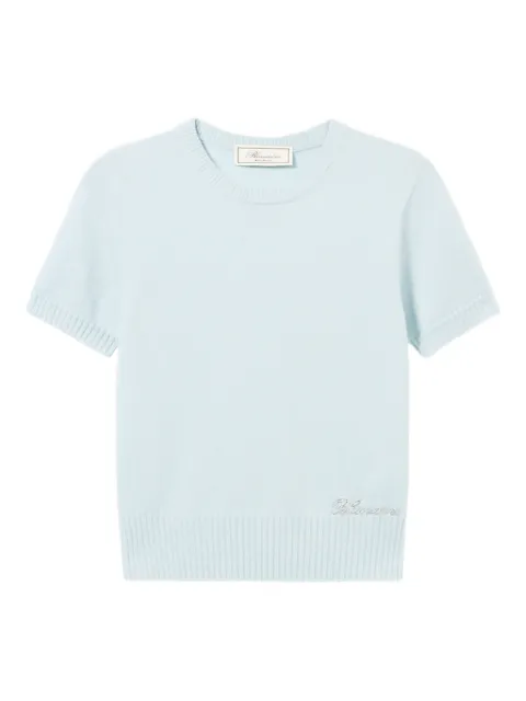 Blumarine short-sleeve sweater Blue P622M668AN0958