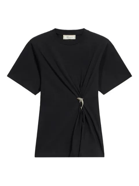 Blumarine dolphin-detail T-shirt Black P622T135AN0990