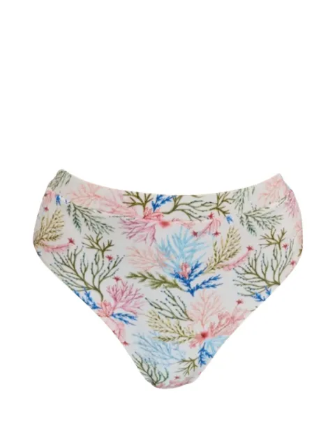 PatBO Seaweed printed bikini bottom White HOT33092