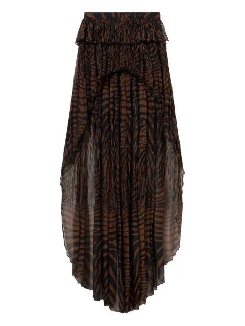 Blumarine asymmetrical skirt Brown P622G284AM5179