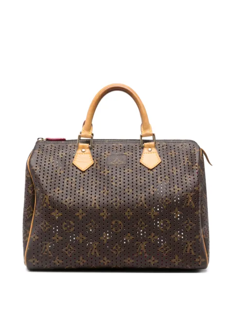Louis Vuitton Pre-Owned Speedy 30 perforated monogram leather tote bag Brown LVSPEEDYPERFORATED