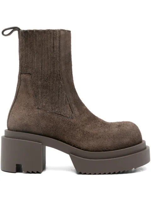 Rick Owens Beatle Bogun platform-sole boots Brown RO02E4832LOORE