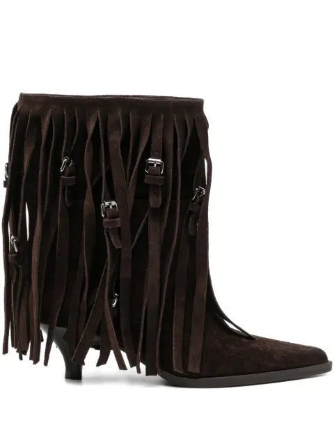 CHUCKIES 40mm suede boots Brown E4556