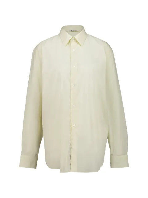 Auralee cotton shirt Neutrals A26SS03CL