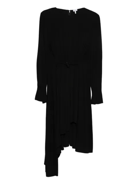 LOEWE black asymmetric dress Black S359Y09XKL