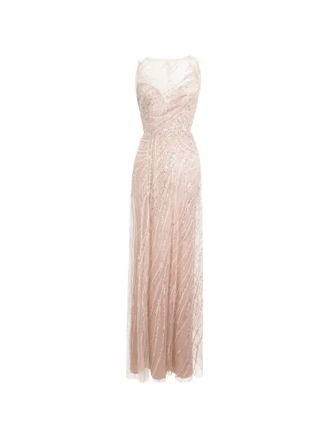 Gemy Maalouf sequinned gown Neutrals EDSS231822LD